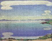 Ferdinand Hodler Lake Geneva seen from Chexbres France oil painting artist